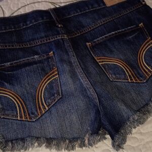 Vintage Y2K Hollister Short Shorts Daisy Duke Retro Distressed Booty 9 29